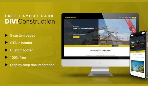 Construction Divi Layout Pack