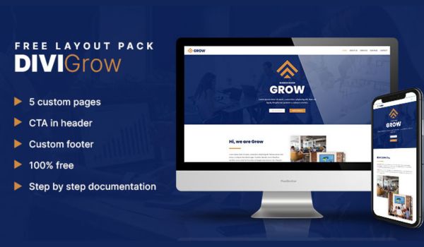 Grow Divi Layout Pack -BazariBaba